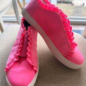 Kate Spade Ruffle Slip on Tennis Shoe Size 7
